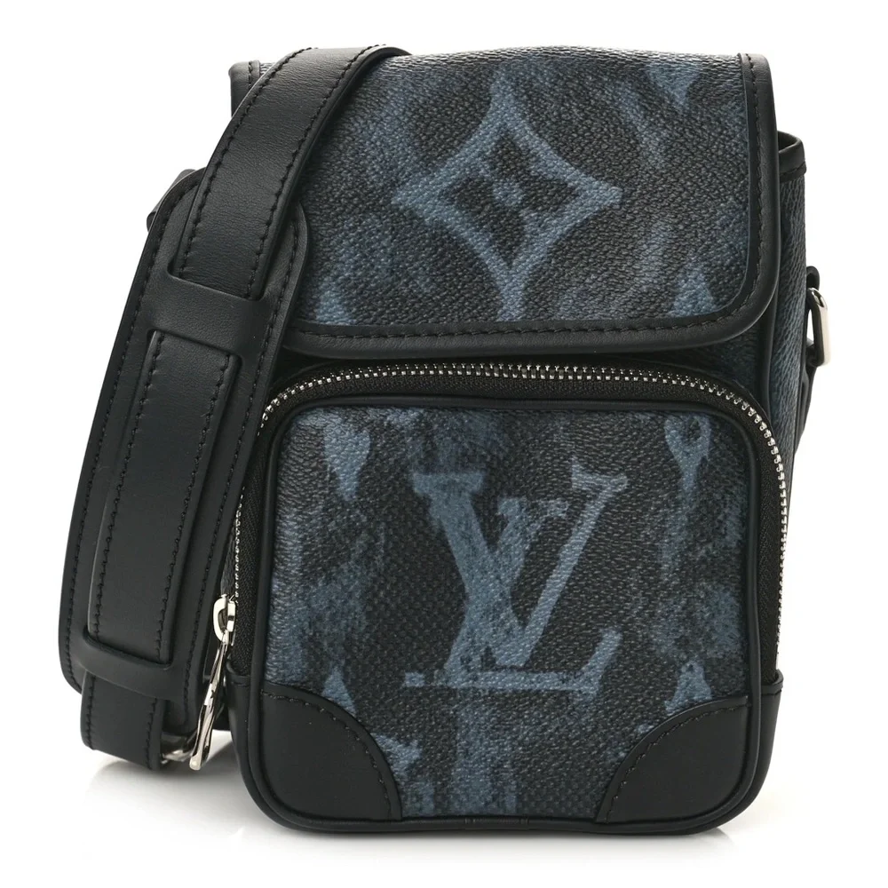 Authentic Louis Vuitton Monogram Pastel Nano Amazone Messenger Black